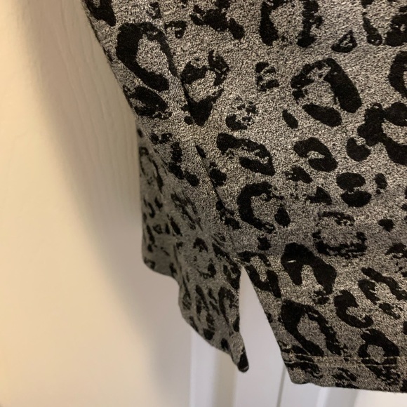 Sundry stretch knit mini skirt leopard print - Picture 3 of 5